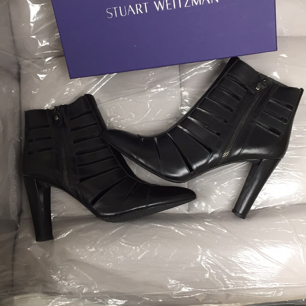 Stuart Weitzman Leather Booties NeverUsed - Picture 7 of 8